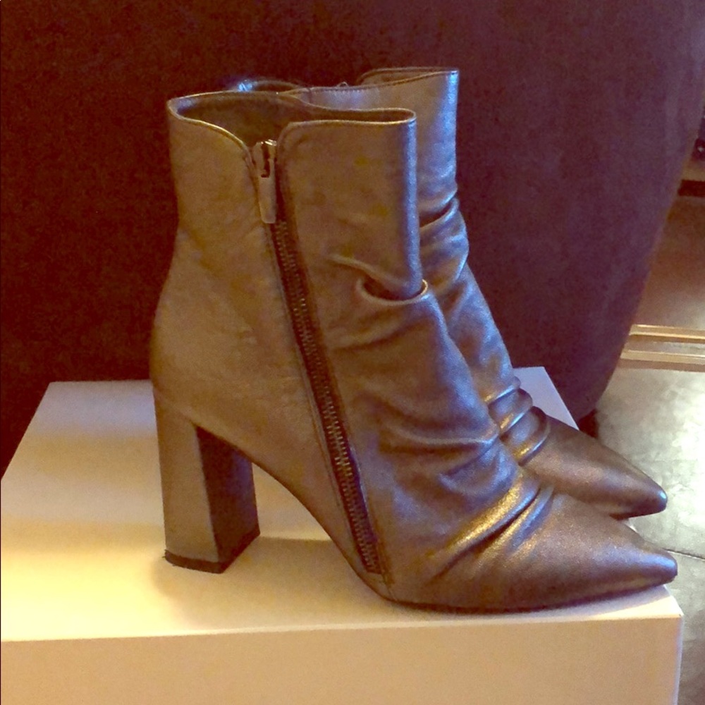 Berg wash Antracite ankle boots